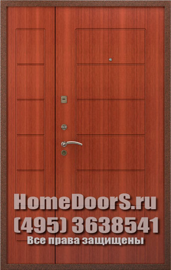 Двойная металлическая дверь "Самет ДВ"
