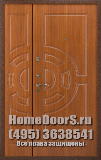 Двойная металлическая дверь "Фиджи ДВ"