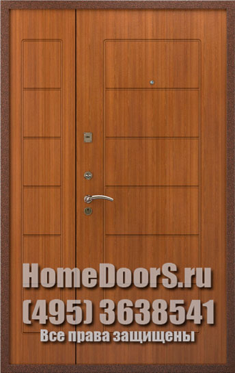 Двойная металлическая дверь "Вероника ДВ"