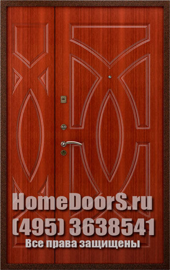 Двойная металлическая дверь "Эдж ДВ"