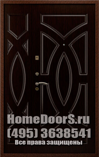 Двойная металлическая дверь "Эдж ДВ"