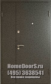 Двойная металлическая дверь "Гера ДВ" фото