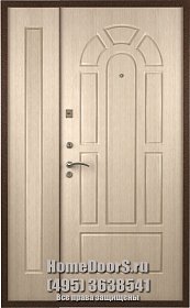 Двойная металлическая дверь "Мальта ДВ" фото