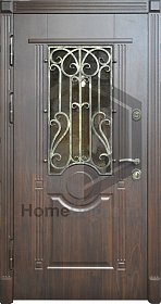 Дверь для частного дома со стеклом №2 фото