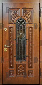 Уличная дверь со стеклом №36