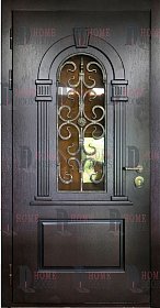 Уличная дверь со стеклом №25