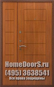 Двойная металлическая дверь &quot;Самет ДВ&quot; фото