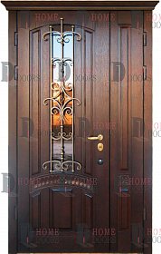 Уличная дверь со стеклом №31