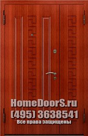 Двойная металлическая дверь в офис "Джерба ДВ" фото