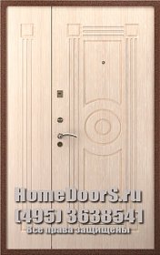 Двойная металлическая дверь "Гера ДВ"