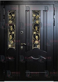 Уличная дверь со стеклом №27