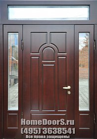 Уличная дверь со стеклом №17