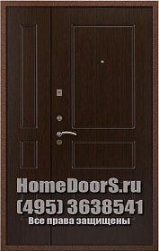 Двойная металлическая дверь "Белла ДВ" фото