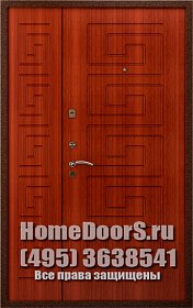 Двойная металлическая дверь в офис "Самуи ДВ" фото