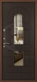 Дверь с зеркалом &quot;Карбон&quot; фото