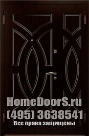 Двойная входная металлическая дверь &quot;Эдж ДВ&quot; фото