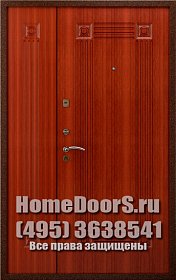 Двойная металлическая дверь "Грета ДВ" фото