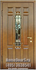 Уличная дверь со стеклом №8