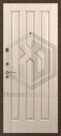 Наружная уличная дверь МДФ &quot;Борнео&quot; Норд М винорит фото