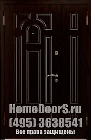 Двойная металлическая дверь "Сицилия ДВ" фото