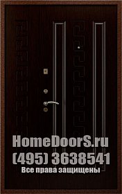 Двойная металлическая дверь "Джерба ДВ" фото