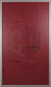 Тамбурная дверь с порошковым напылением 