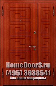 Двойная металлическая дверь в офис "Самуи ДВ" фото