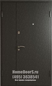 Двойная металлическая дверь "Эдит ДВ" фото