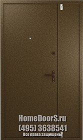 Двойная металлическая дверь с 2х сторон фото