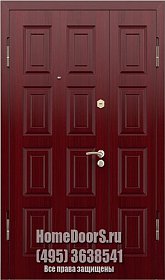 Двойная металлическая дверь &quot;Прага ДВ&quot; фото