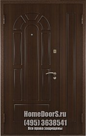 Двойная металлическая дверь в офис "Мальта ДВ" фото