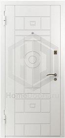 Белая входная дверь Кинг RAL фото