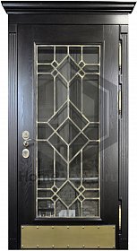 Дверь с ковкой №28 фото