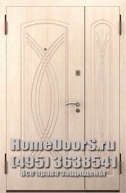 Двойная металлическая дверь &quot;Суматра ДВ&quot; фото