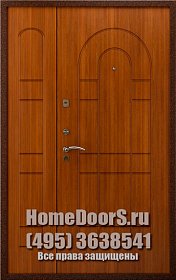 Двойная металлическая дверь "Бали ДВ" фото