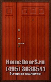 Двойная металлическая дверь "Венера ДВ" фото