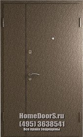 Двойная металлическая дверь "Медея ДВ" фото