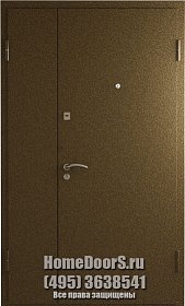 Двойная металлическая дверь "Луиза ДВ" фото