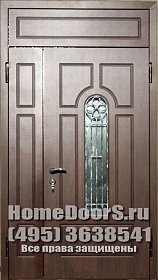 Уличная дверь со стеклом №16