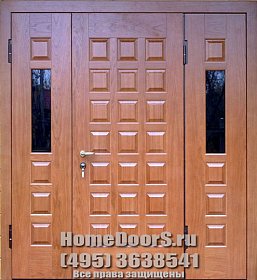 Уличная дверь со стеклом №20