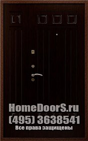 Двустворчатая металлическая дверь "Майорка ДВ" фото
