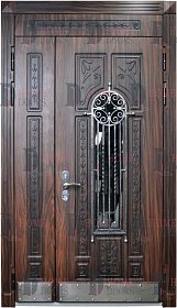 Уличная дверь со стеклом №29