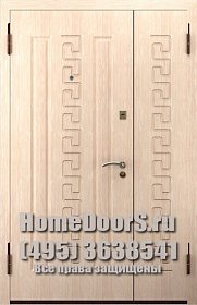 Двойная металлическая дверь "Джерба ДВ" фото