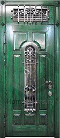 Дверь с ковкой №33 фото
