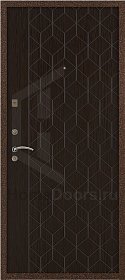 Дверь в коттедж МДФ &quot;Ультиматум&quot; Норд М винорит фото