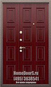 Двойная металлическая дверь &quot;Прага ДВ&quot; фото