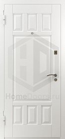 Белая входная дверь Форт RAL фото