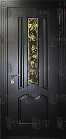 Уличная дверь со стеклом №26