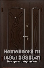 Двойная металлическая дверь "Суматра ДВ" фото