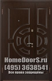 Двойная металлическая дверь "Фиджи ДВ" фото